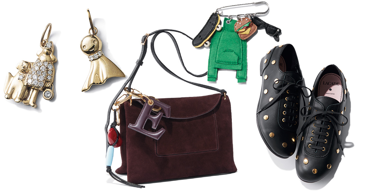 新品！　 バケット　バッグチャーム バッグチャーム、ジュエリーetc.】公園ママの「リッチ見え小物」6選