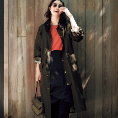 軽い着心地で【ロングコート】が人気再燃！王道デザインが着回し力高め