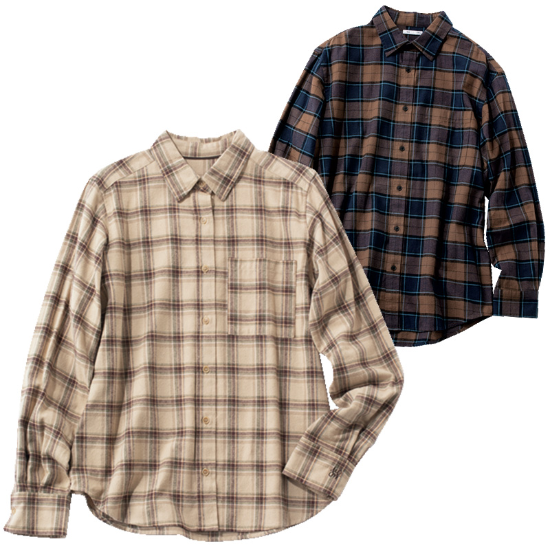 【GUも】秋の羽織りに『チェックシャツ』ブーム到来！アウター使いできる3選