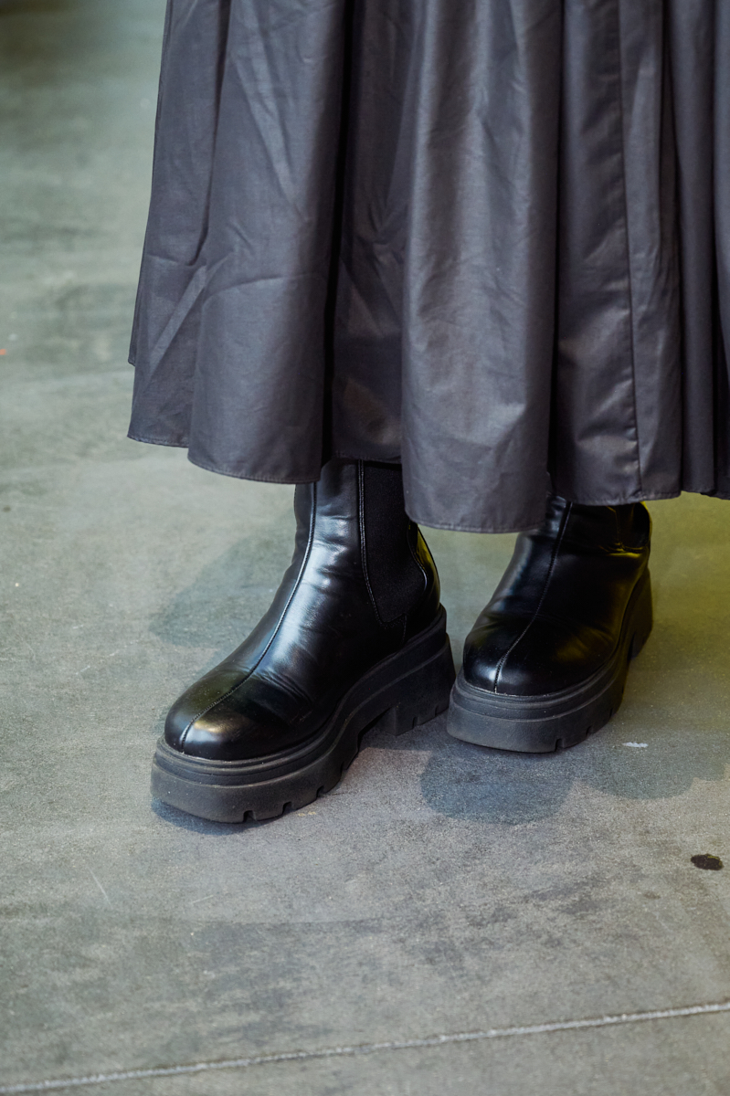 ZARAの厚底ブーツ