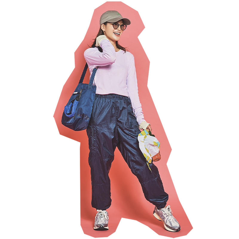 秋キャンプにおすすめのシアートップス×シャカパンの咲和希さん