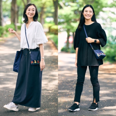 【コンサバ派の運動会コーデ】シックなカラーにフェイラーのバッグで遊び心を！