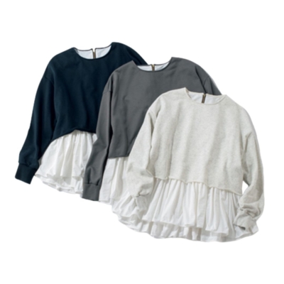 １枚で着映える！秋の最旬「ペプラムトップス」着回し力もラフさも◎