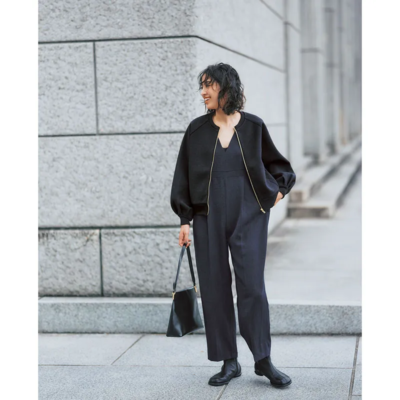 通勤＆送迎に【万能ブルゾン】ツイード素材でキレイめにもカジュアルにも！