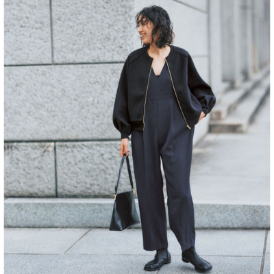 【ママの本命アウター】きれいめに着られる！毎日頼れる『ツイードブルゾン』