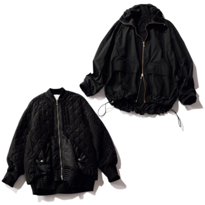 “全身ブラック”でもオシャレに差がつく『好印象アウター』4選！地味見え回避のコツ