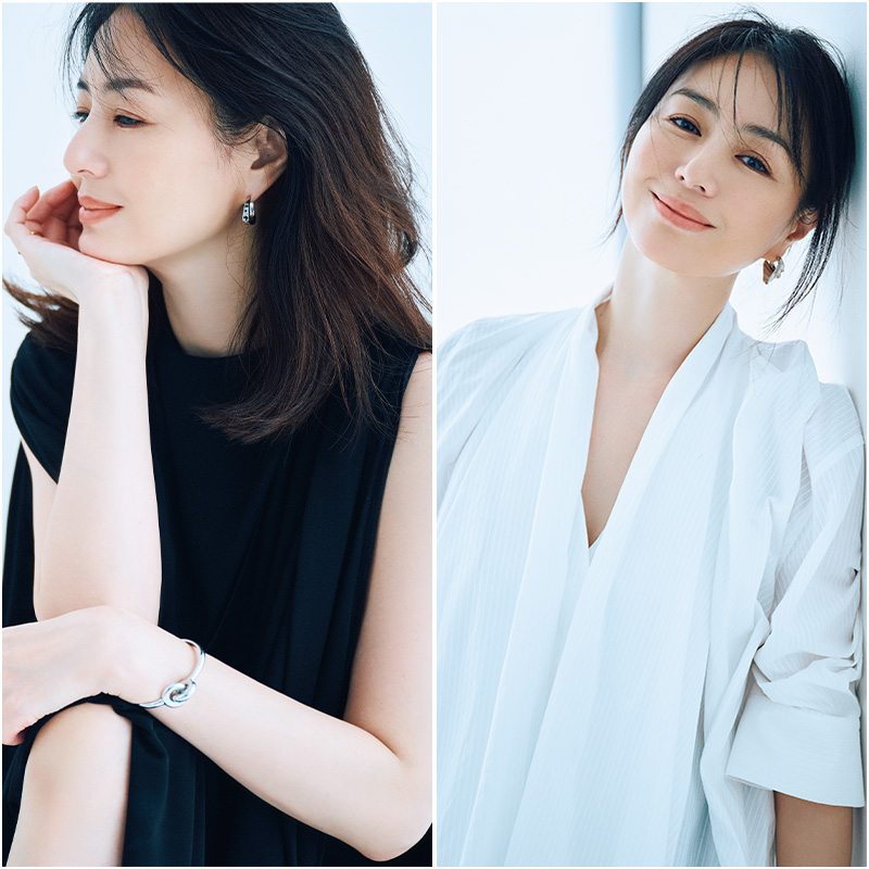 もう購入不可！井川遥さんのブランドのオシャレなストライプデザインのかごバッグ 井川遥さん「VERYとともに駆け抜けた30代」と今の“ちょうどいい幸せ”を