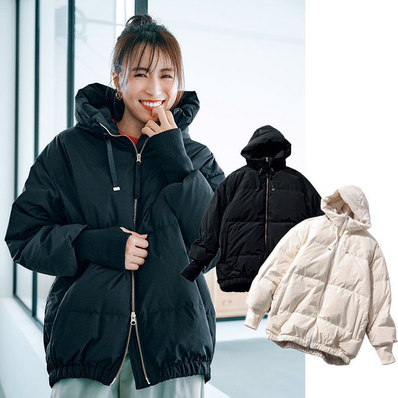 オーバーサイズアウター❤️秋冬の暖かコーデ✴普段使いに最適 冬の送迎に最強】軽くてオシャレな『オーバーサイズダウン』はママの
