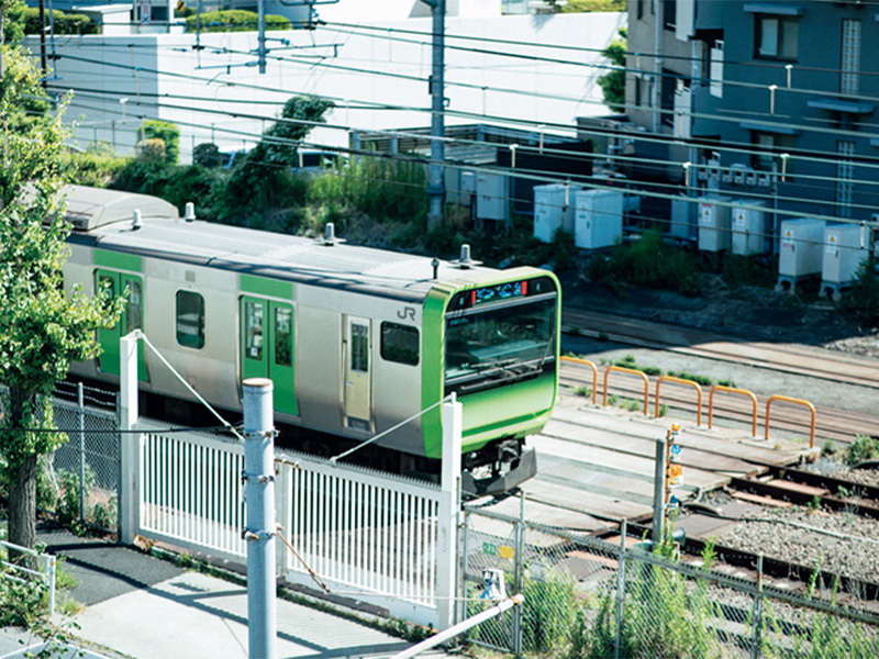 電車が見える立地