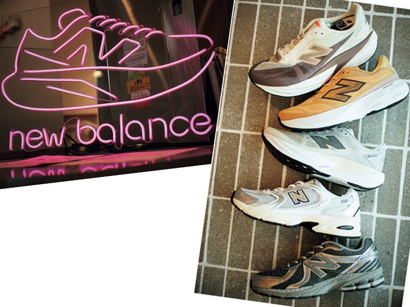 ニューバランスの新作がずらり