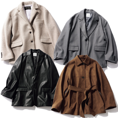 今季注目株の【中間アウター】を“1万円台”から厳選！キレイめデザインが合わせやすい◎