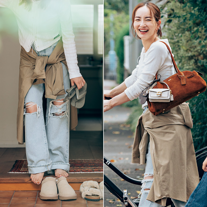 ママたちが【新作UGG®】に熱視線！秋冬の“玄関出しっぱ靴”に決まり | VERY