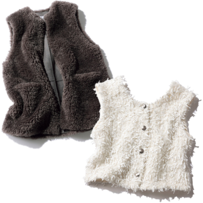 重ねるだけで盛れる！【ベスト・ジレ・衿つきカーデ】の華やぎオシャレ8選