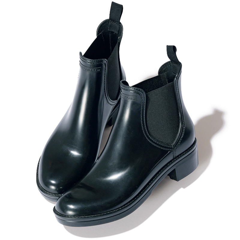 マッキントッシュのサイドごあのレインブーツ