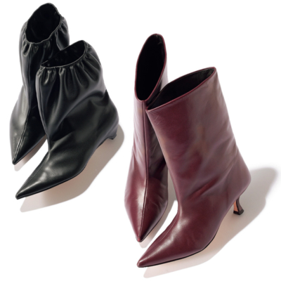 カジュアル派にこそ『とんがりブーツ』が効果的！低ヒールでもキレイ見え