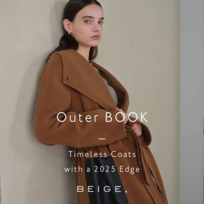 【BEIGE,（ベイジ，）】2025AWアウターコレクション