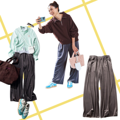 ラクなのにきちんと感【ベロアパンツ】で着映える4つの方法！