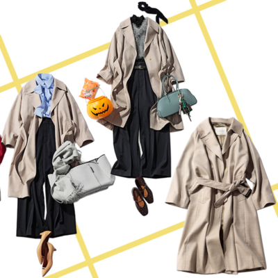 シーズン跨いで活躍する『トレンチコート』が“キレイめコーデ”に手放せない！