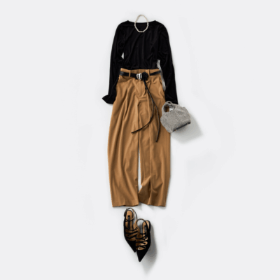 ベロア＆リブetc…「インナーにもなるトップス」1枚でも重ね着でも