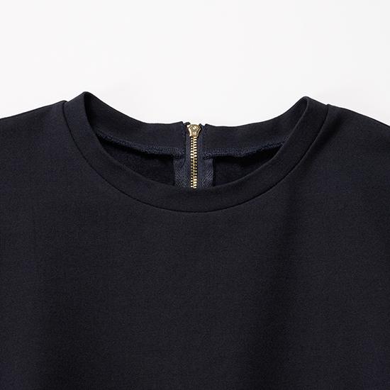 [THREE SQUARE]フレアボーダープルオーバー