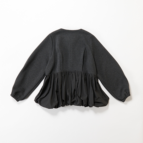 [THREE SQUARE]バルーンコンビブルゾン