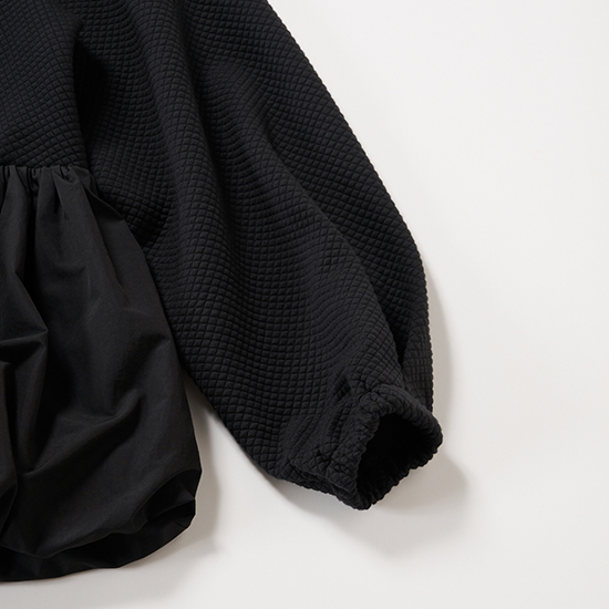 [THREE SQUARE]バルーンコンビブルゾン