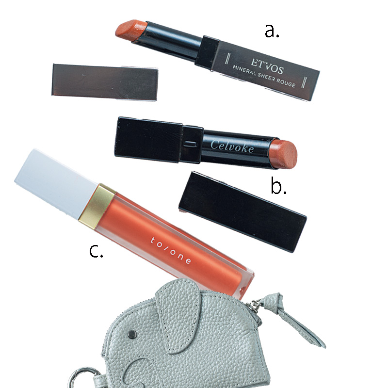 オレンジ系リップ