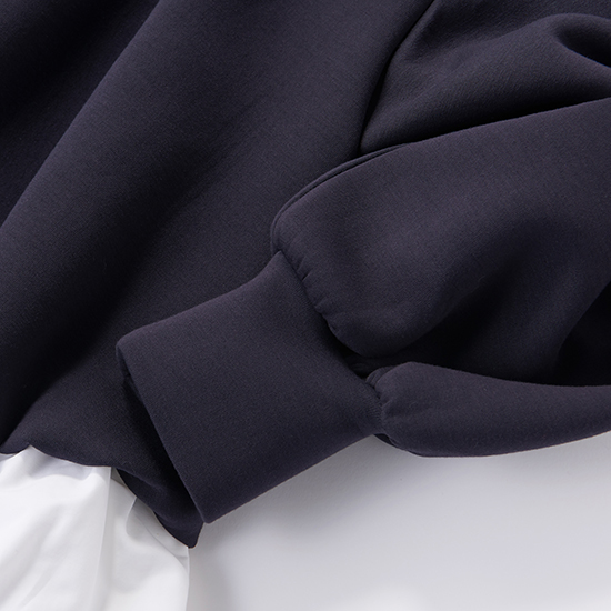 [THREE SQUARE]モチモチフリルプルオーバー