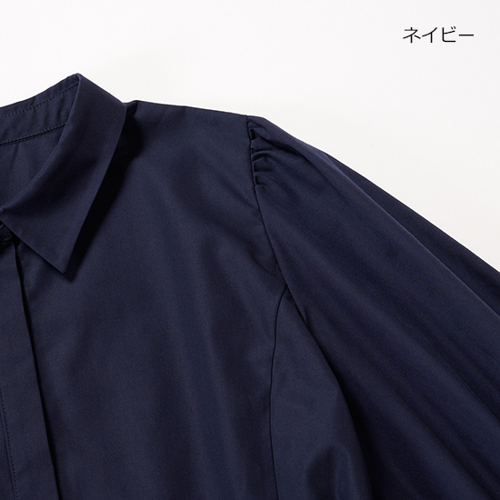 [THREE SQUARE]ペプラムフレアブラウス