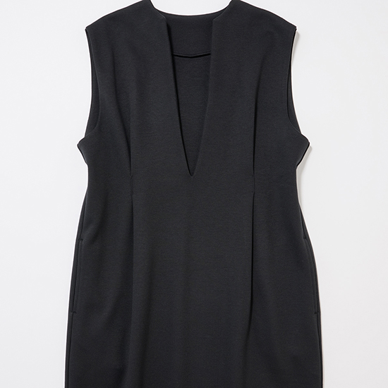 [THREE SQUARE]タックジャンパースカート