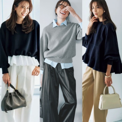 大人の【スウェットコーデ7選】キレイめ＆楽ちん！ママのデイリー服に