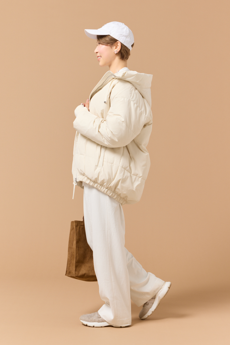 クラウドチームVERY高橋香穂の[ALEGRE]オーバーサイズダウンコートコーデ