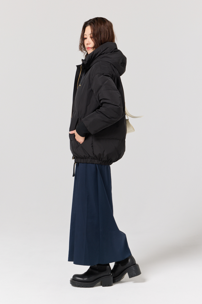 クラウドチームVERY田村まどかの[ALEGRE]オーバーサイズダウンコートきれいめコーデ