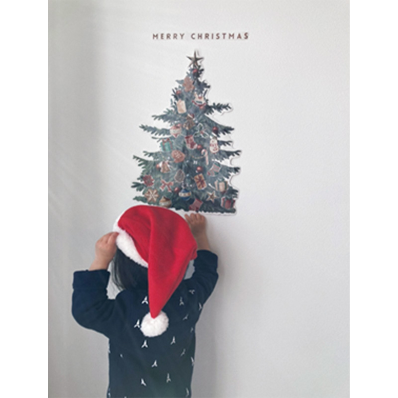 ウォールステッカータイプのアドベントツリー