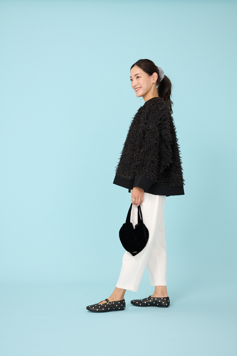 クラウドチームVERY髙松愛里の[ALEGRE]シャギープルオーバーコーデ