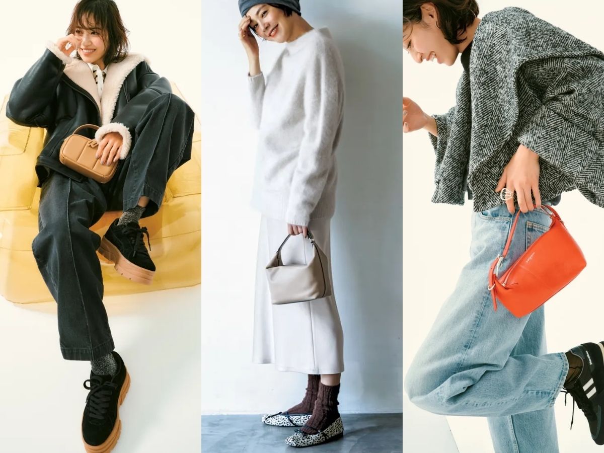 秋冬のオシャレな靴下コーデ