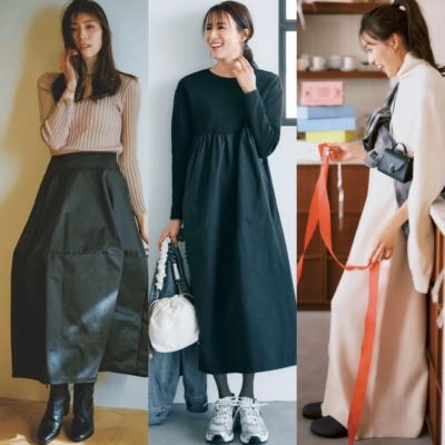 【スカート＆ワンピース】の楽ちん「帰省コーデ」8選！座敷で足も崩せて、移動も快適