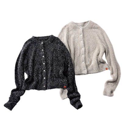 【30代・40代】イベントにも日常にも着回せる『ラメニットカーディガン』