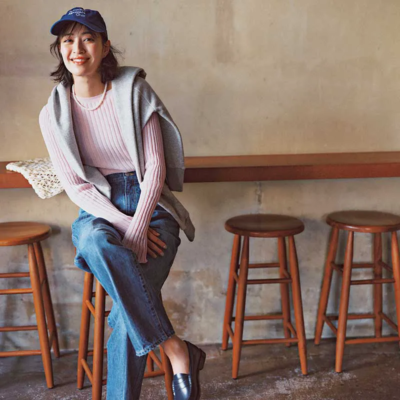 【帰省コーデ】キレイ色×デニムの大人の甘さでカジュアルがキレイめに！