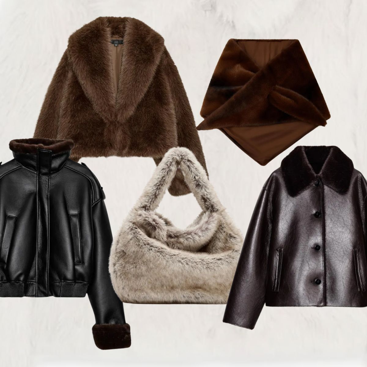 アウター、ストール…【ZARA】のフェイクファーアイテムが可愛い