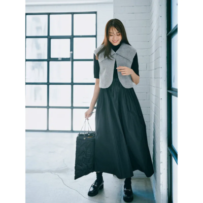 【クリパ＆忘年会】手持ち服にファーベストを重ねて華やかさをON！