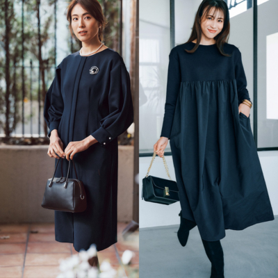 【1万円台】楽チンなのにきれい！『すっきり見えワンピ』はイベントにも日常にも使える〈2選〉