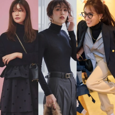 ママの味方【黒タートル】をオシャレに着まわす！キレイめコーデ9選