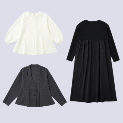 【ワンピ、ジャケットetc…】オシャレママの華やか忘年会コーデ〈SNAP3選〉