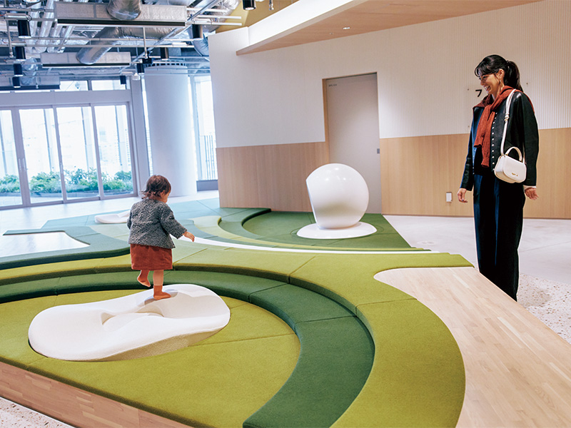 五感で楽しめる「フレルト」という遊びエリア