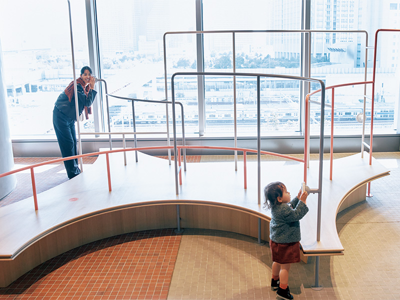 もしもーしとお話ができる「キーテコ」エリア