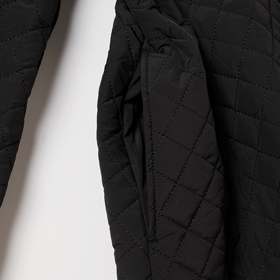 [THREE SQUARE]リボンキルティングコート