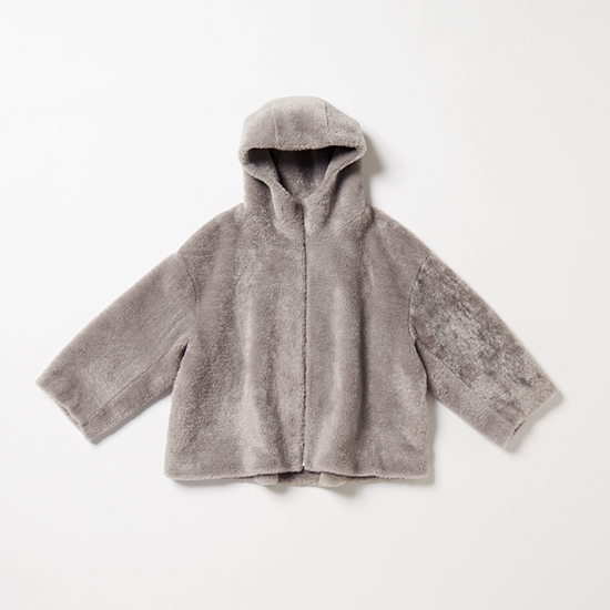 [LINAGGIO]ファーフーディコート