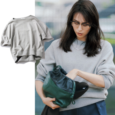 【キレイめスウェット】ラフ見えしない“大人っぽグレー”の選び方！