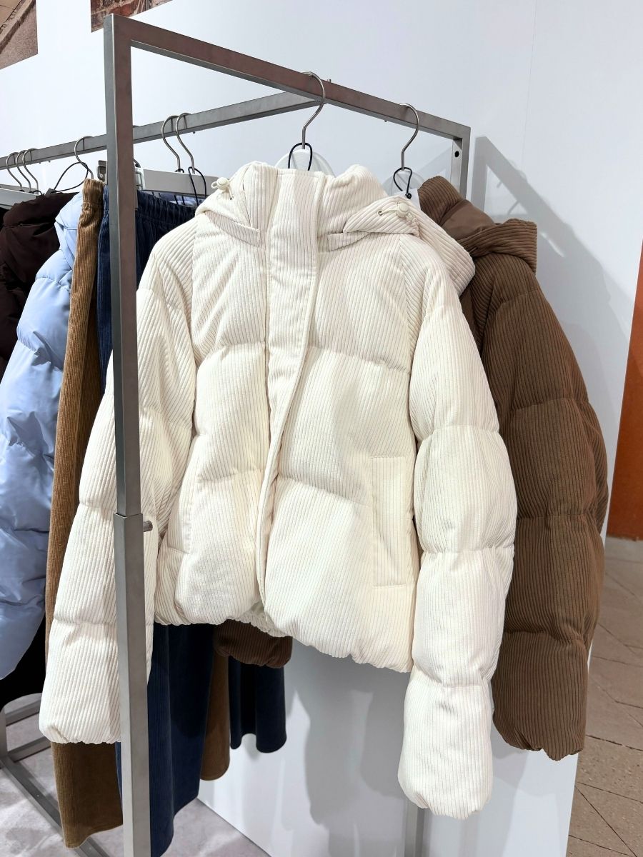 GUのウォームパデッドコーデュロイブルゾン